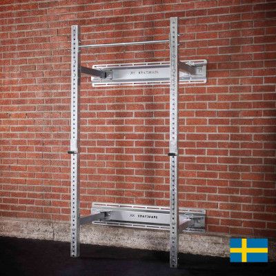 Kraftmark Foldback Squat Stand 2.0 Galvaniserad, Skivstångsställning