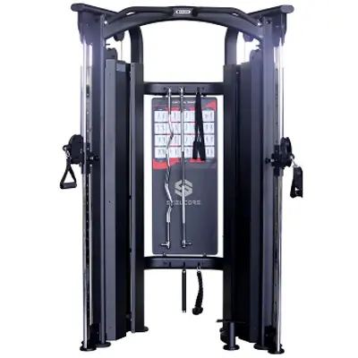 Skelcore SK Dual Stack Functional Trainer, Kabelmaskin