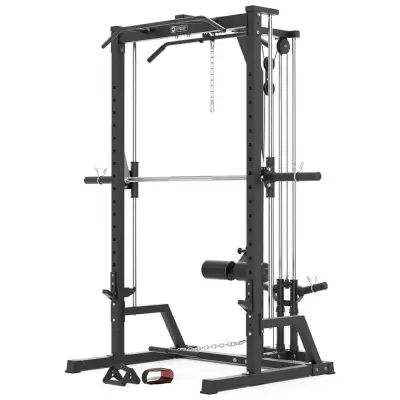 Smith Half Rack with Pulley Station, Gymstick