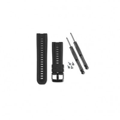 Garmin Black Silicone Watch Band, Tillbehör Pulsklockor