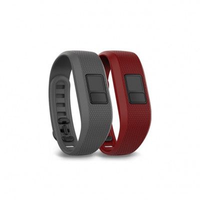 Garmin Grå och vinrött armband, X-large (vívofit® 3)
