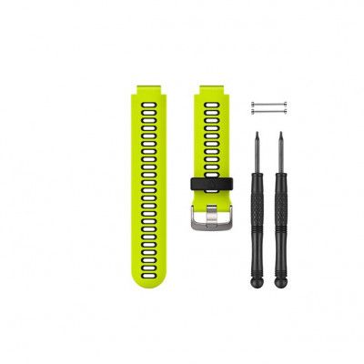 Garmin Klargult/Svart Klockarmband I Silikon, Tillbehör Pulsklockor