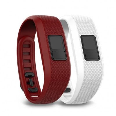 Garmin Vinrött och vitt armband, standard (vívofit® 3)
