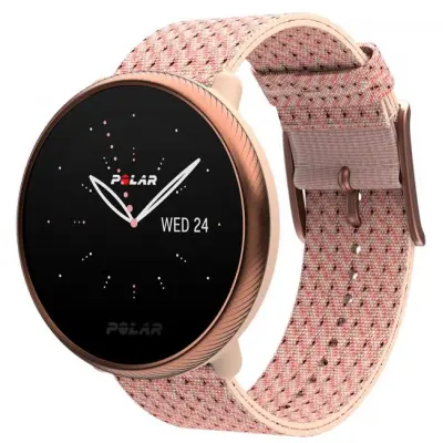 Polar Ignite 2 Fitnessklocka, Roséguld/Ljusröd