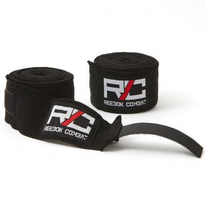 Reebok Combat Hand Wraps (2M) - Black, Linda