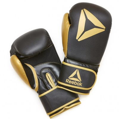 Reebok Retail 16 oz Boxing Gloves - Gold / Black