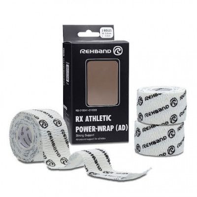Rehband RX Athletic Power Wrap, 38mm x 4,5m White