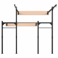 Eleiko Wallmounted 4,2M XF 80 Rig W/ Rings/Ropes, Crossfit rig