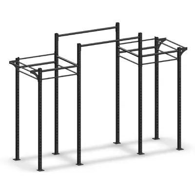 Master Fitness Rigg 10 Stål Svart