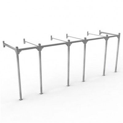 XF 80 Rig Wallmounted 2700 Wide - Galvanized