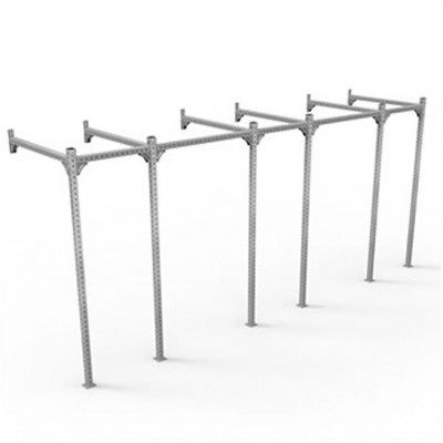 XF 80 Rig Wallmounted 3290 Wide - Galvanized