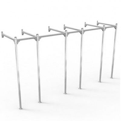 XF 80 Rig Wallmounted 3885 Wide - Galvanized