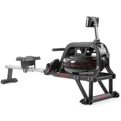Roddmaskin Vattenmotstånd Stål Svart/Röd H2O Rower - Gymstick