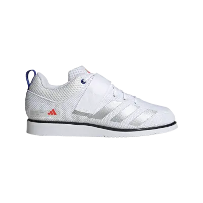 Powerlift 5 Skor Vit Silver