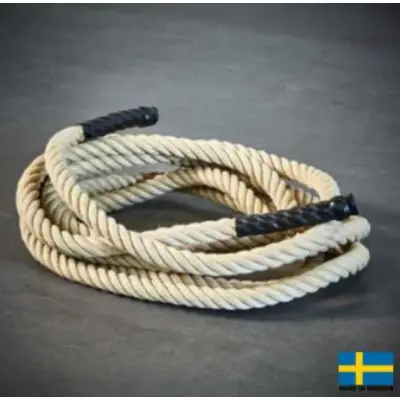 Kraftmark Dragrep till släde med schackel 20 m 32 mm