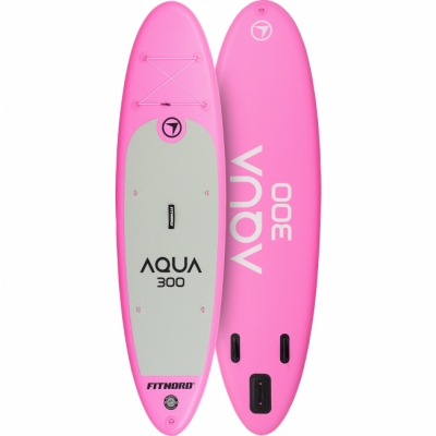 FitNord Aqua 300 SUP-brädsats, Rosa