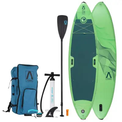 FitNord Aqua Leaf 340 SUP-brädsats, grön 2025