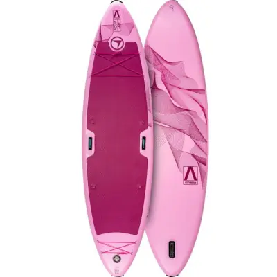 FitNord Aqua Leaf 340 SUP-brädsats, rosa 2025