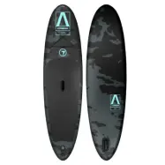 FitNord Aqua Lite SUP-brädset, Åbo (svart-turkos), med aluminiumpaddel