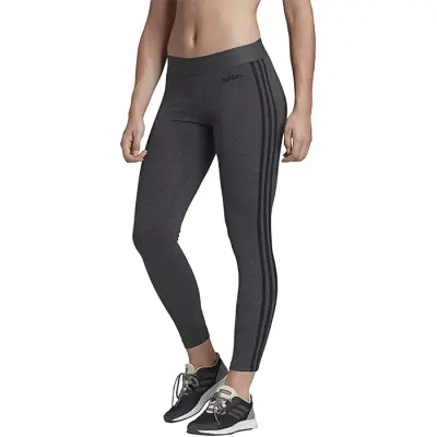 ADIDAS ESSENTIAL 3S TIGHTS, GREY/BLACK