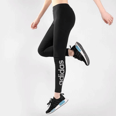 ADIDAS ESSENTIAL LINEAR TIGHTS, BLACK