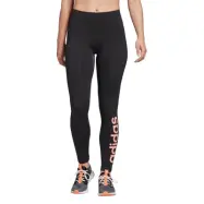 ADIDAS ESSENTIAL LINEAR TIGHTS, BLACK/PINK
