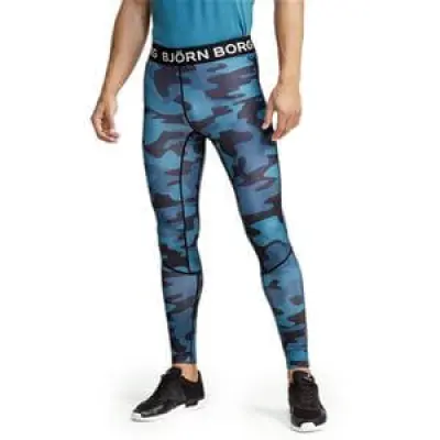 Aidan Tights, BB maxi camo blue, Björn Borg
