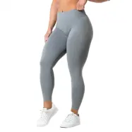 Aura Seamless Scrunch Tights Mörkgrå