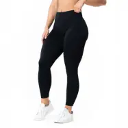 Aura Seamless Scrunch Tights Petite Svart