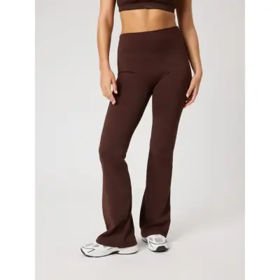 Borg Flare Tights Brun