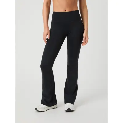 Borg Flare Tights Kort Brun
