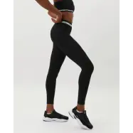 Borg Regular Rib Tights, Black Beauty