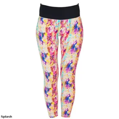 Bow Yoga Leggings - Splash / xs