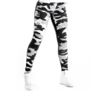 Camo 2-Color Tights, grey camo, Nebbia