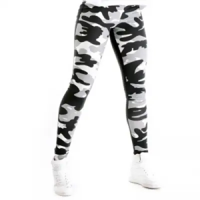 Camo 2-Color Tights, grey camo, Nebbia