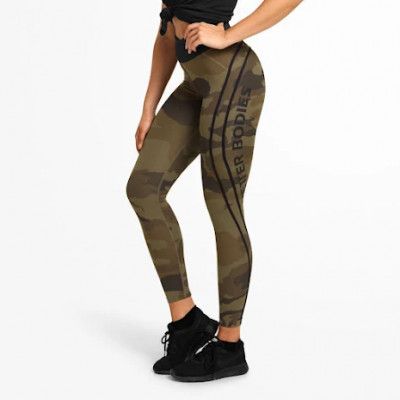 Camo High Tights - Dark Camo / m