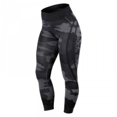 Camo High Tights, dark camo, Better Bodies