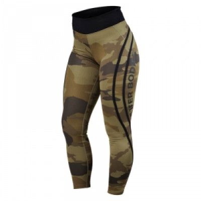 Camo High Tights, dark green camo, Better Bodies