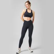 Casall Overlap High Waist Tights, Padel- och tennistights dam