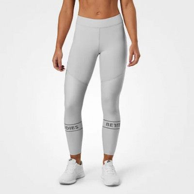 Chrystie Shiny Tights Frost Grey - m