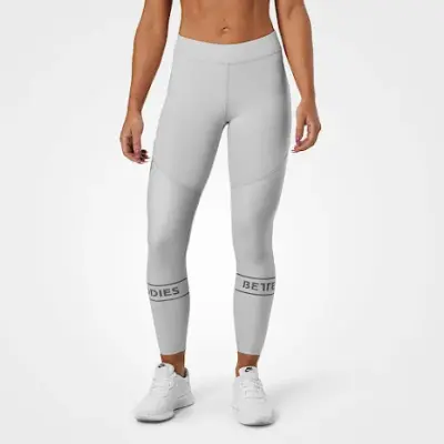 Chrystie Shiny Tights Frost Grey - s