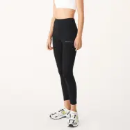 Court High Waist Tights, Black