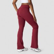 Define Seamless Flared Tights, Burgundy