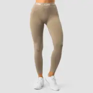 Define Seamless Logo Scrunch Tights, Taupe