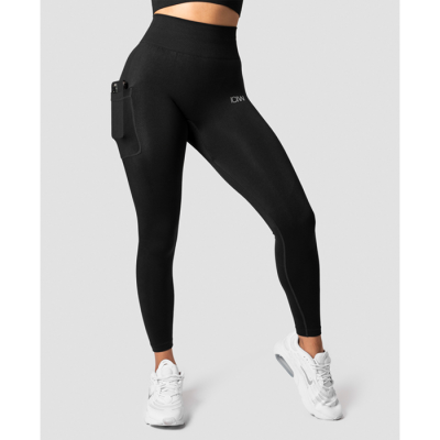 Define Seamless Pocket Tights, Black