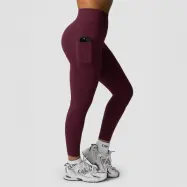 Define Seamless Pocket Tights, Dark Mahogany