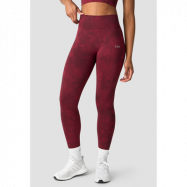 Define Seamless Tie Dye Tights, Red