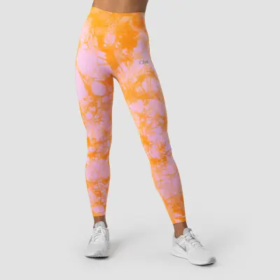 Define Seamless Tie Dye Tights, Sunset Beach