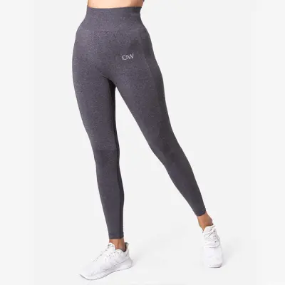 Define Seamless Tights, Grey Melange