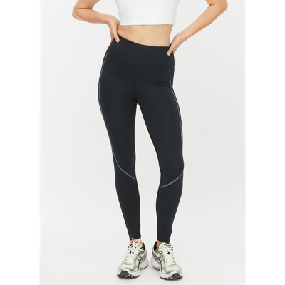 Distance Stripe Tights, Black